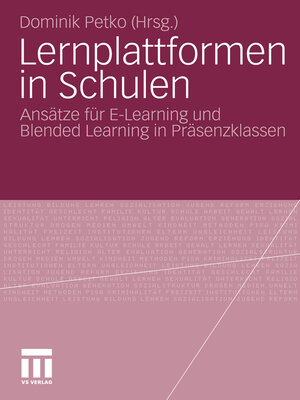 cover image of Lernplattformen in Schulen